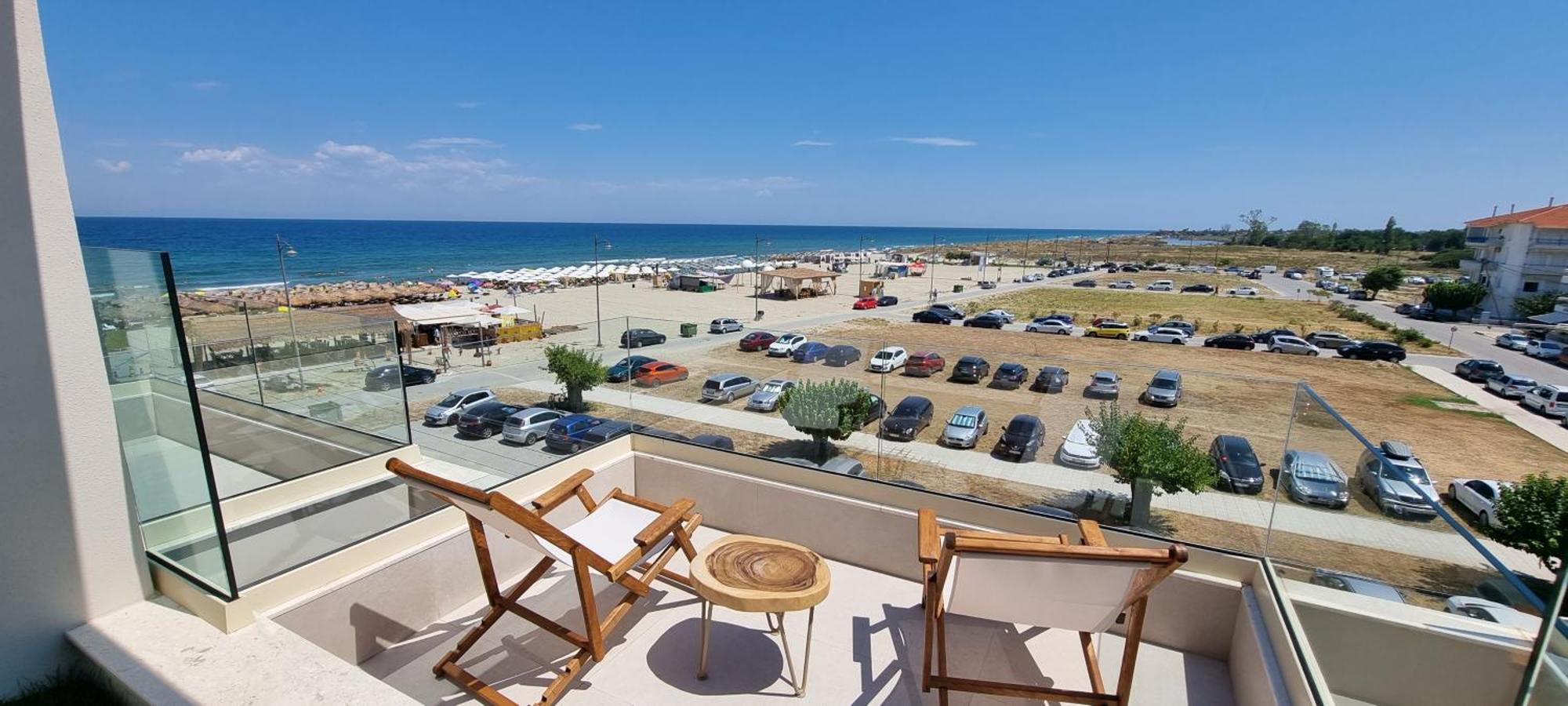 Pantheon Sea View Aparthotel Νέοι Πόροι Δωμάτιο φωτογραφία