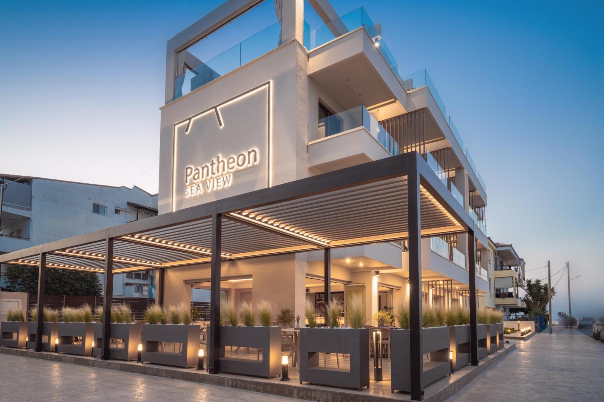 Pantheon Sea View Aparthotel Νέοι Πόροι Εξωτερικό φωτογραφία