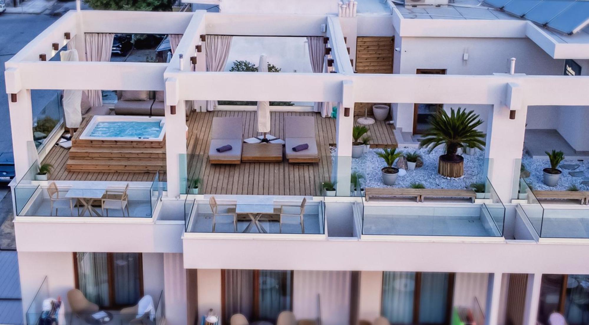 Pantheon Sea View Aparthotel Νέοι Πόροι Εξωτερικό φωτογραφία